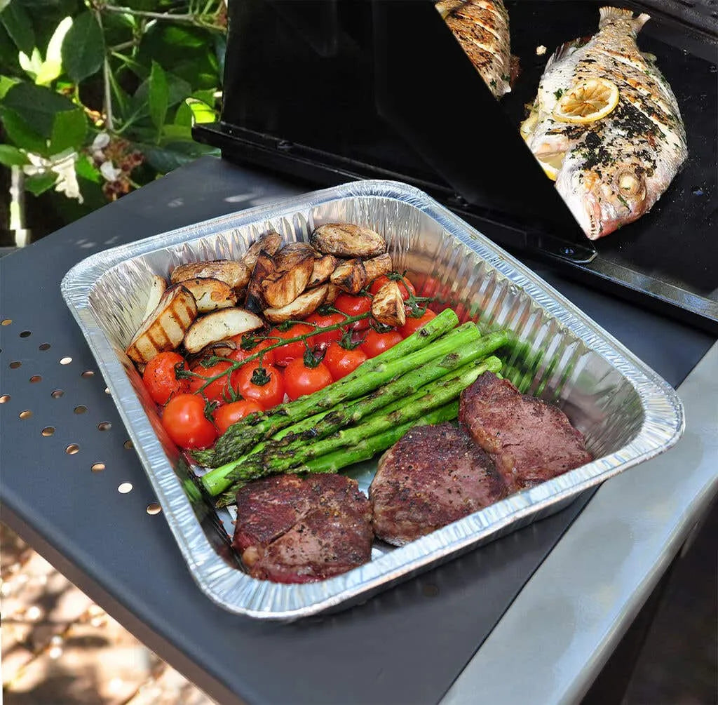 BBQ Buddy Aluminum Tray Large - 10 Pack