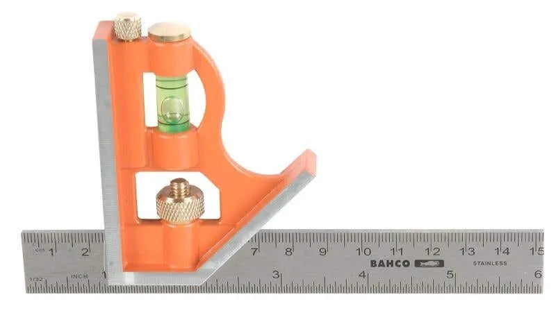 Bahco Sliding Combination Square with Metal Scriber