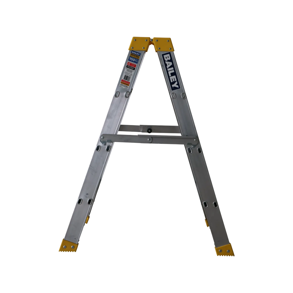 Bailey Pro Punchlock Double Sided Aluminium Ladder 150kg Industrial 4 Step