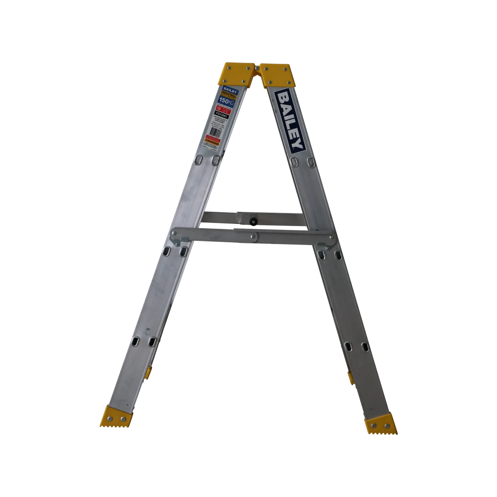 Bailey Pro Punchlock Double Sided Aluminium Ladder 150kg Industrial 4 Step