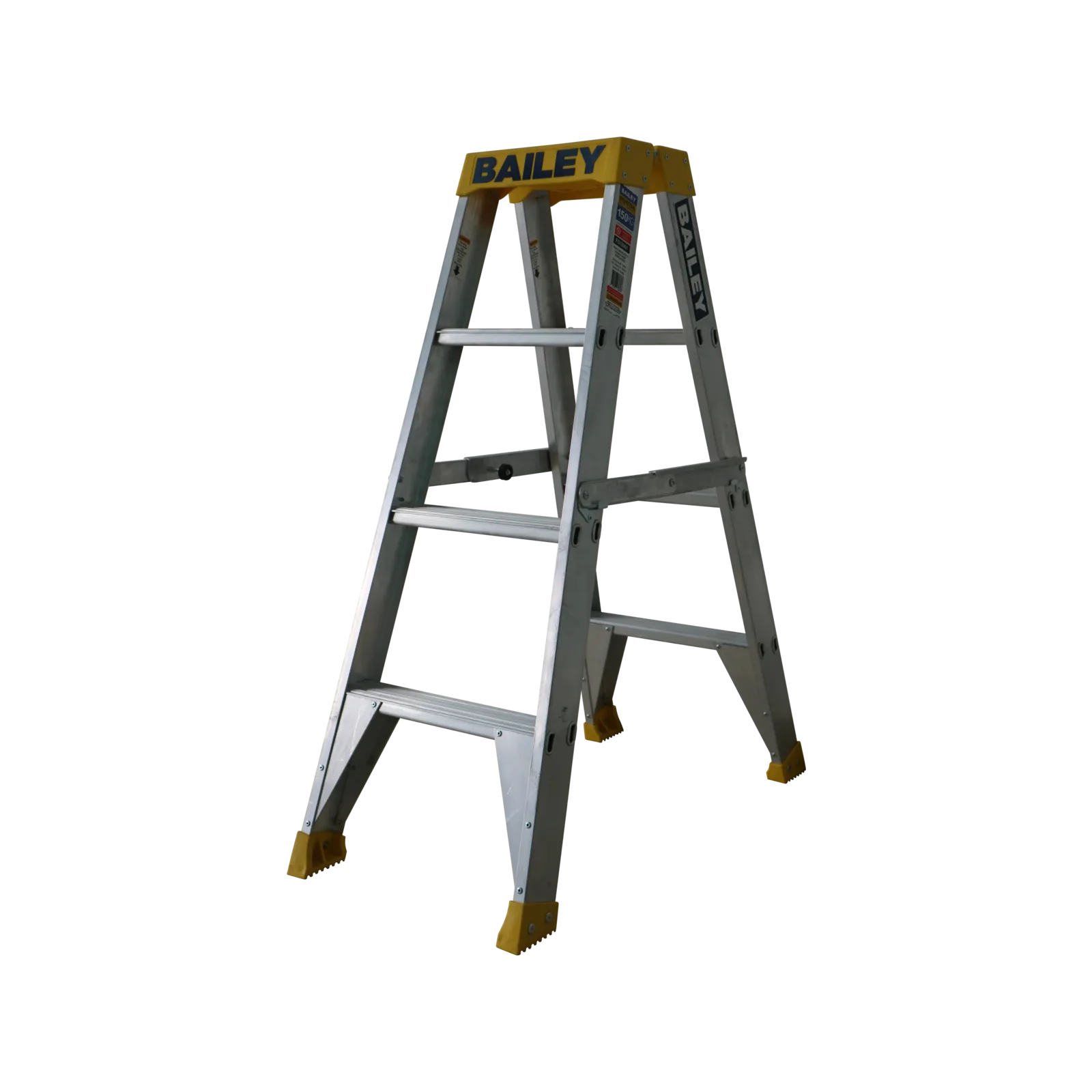Bailey Pro Punchlock Double Sided Aluminium Ladder 150kg Industrial 4 Step