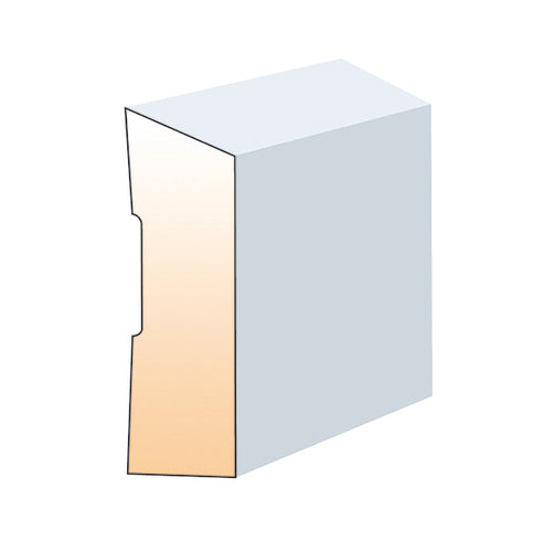 Primed Architrave Bevel Mdf 140 x 18 P/M