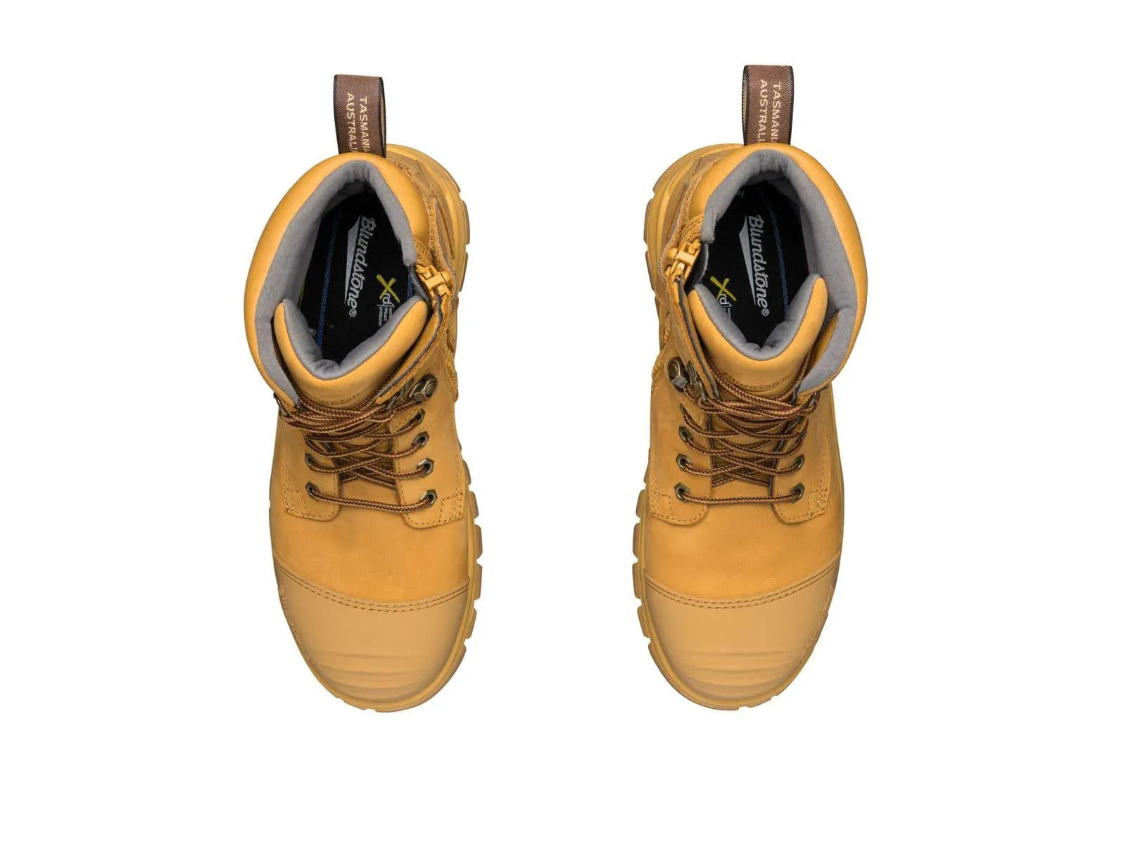 Blundstone 992 Nubuck Water Resistant Lace Up/Zip Ankle Safety Boot