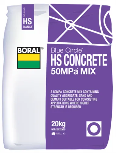 Boral 50MPa Concrete Mix 20kg
