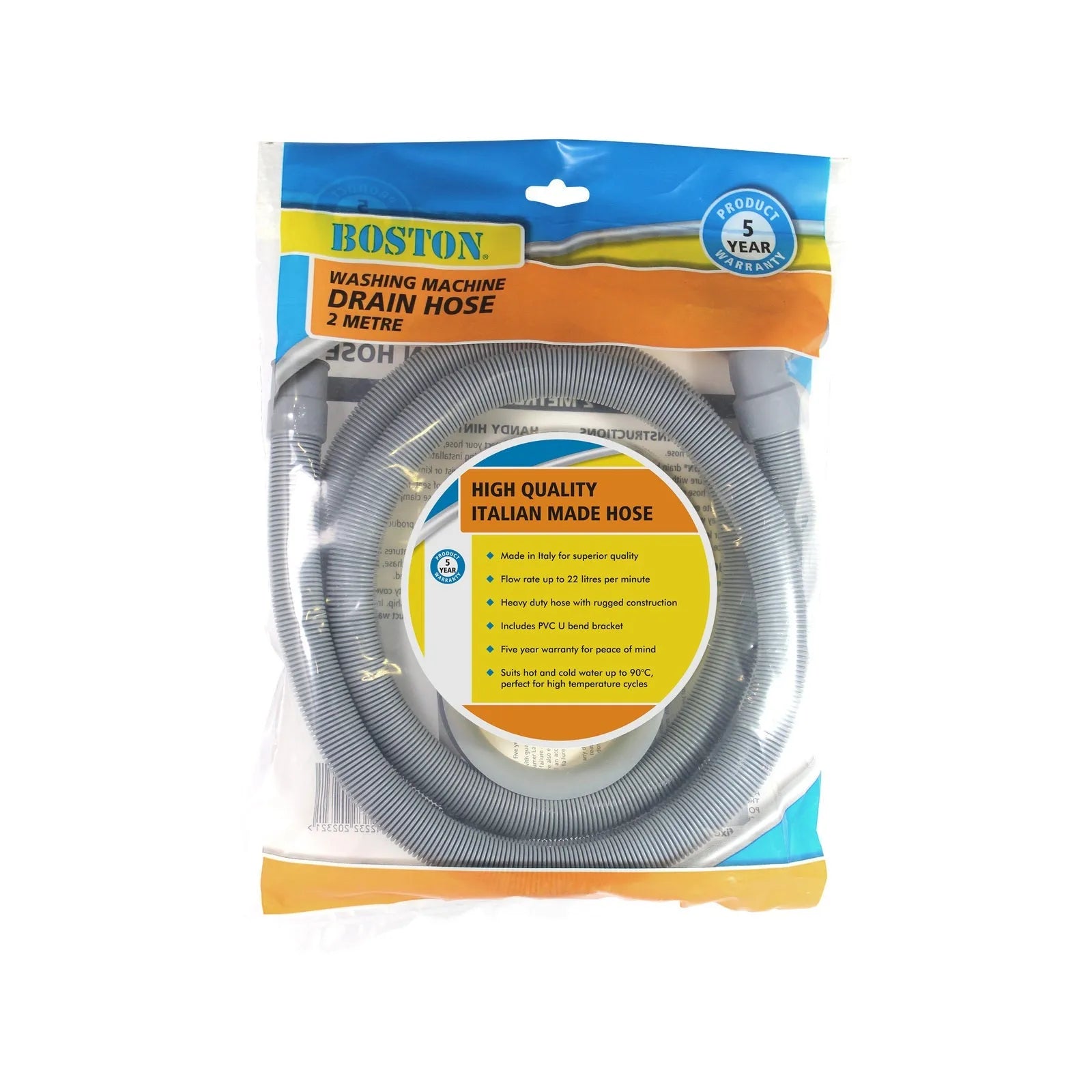 Boston Washing Machine Drain Hose 2m