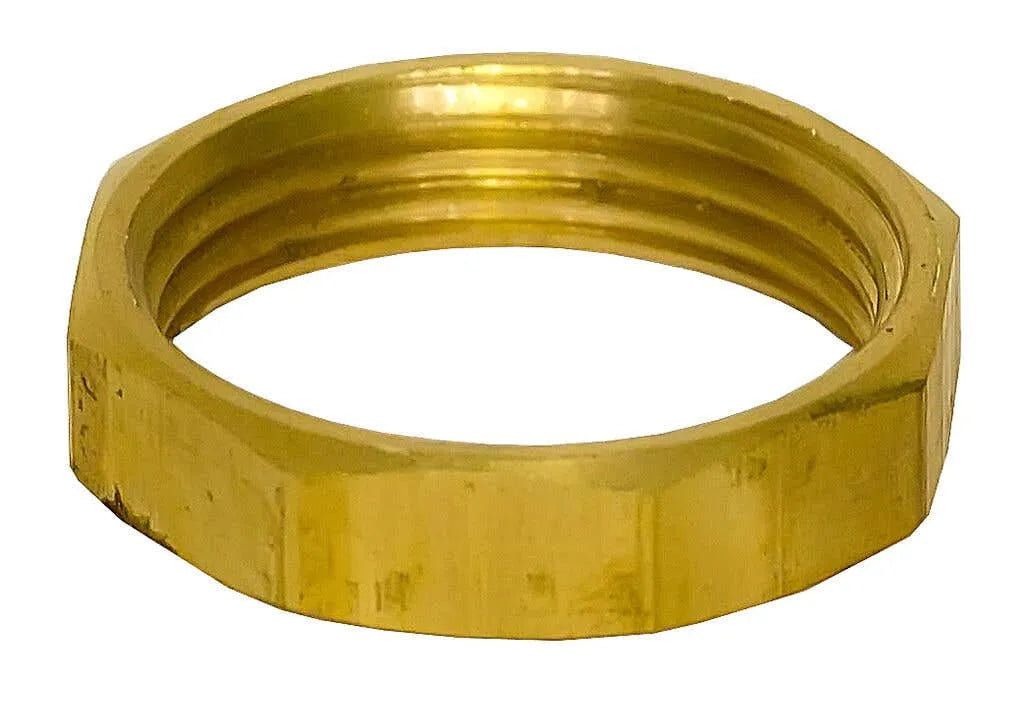 Brasshards Backnut Hex Brass 15mm