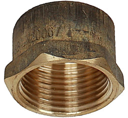 Brasshards Cap Hex Brass 6mm