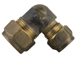 Brasshards Elbow Nylon Compression Olive Brass 20 x 15mm