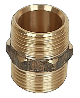 Brasshards Nipple Hex Brass 6mm