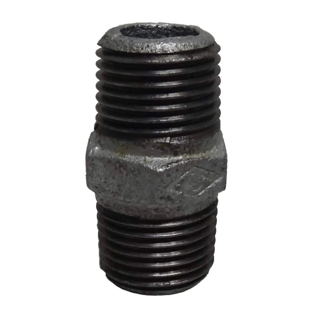 Brasshards Nipple Hexagon Galvanised 15mm