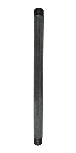 Brasshards Pipe Piece Galvanised 15 x 400mm