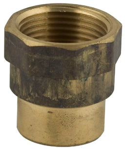 Brasshards Socket Hex Red Brass 10 x 6mm
