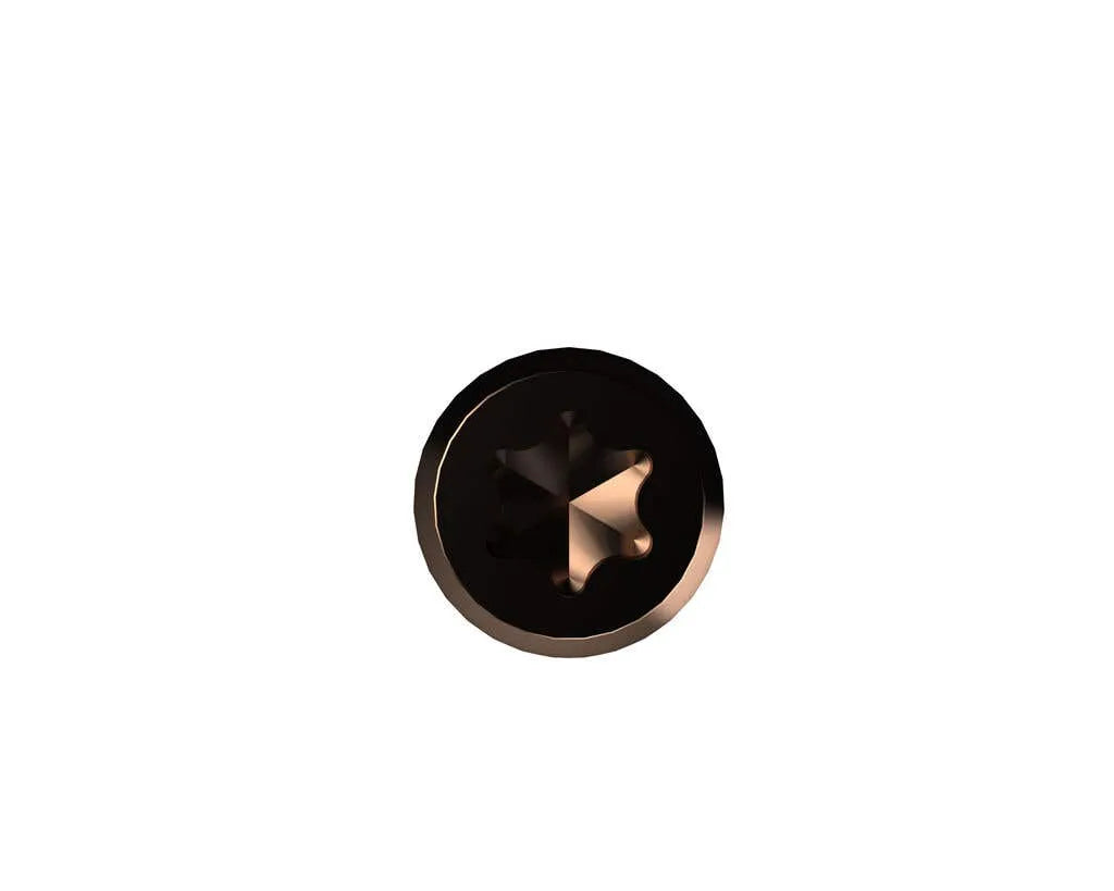 Bremick Decking Screw Trim Head Torx 20 Ultrafast Bronze 10g x 60mm - 100 Pack