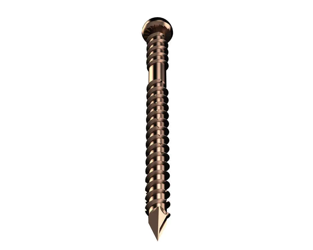 Bremick Decking Screw Trim Head Torx 20 Ultrafast Bronze 10g x 60mm - 500 Pack