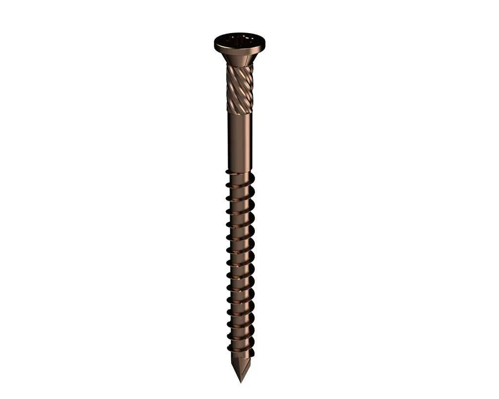 Bremick Decking Screw Truss Head Ultrafast Bronze 10g x 50mm - 500 Pack