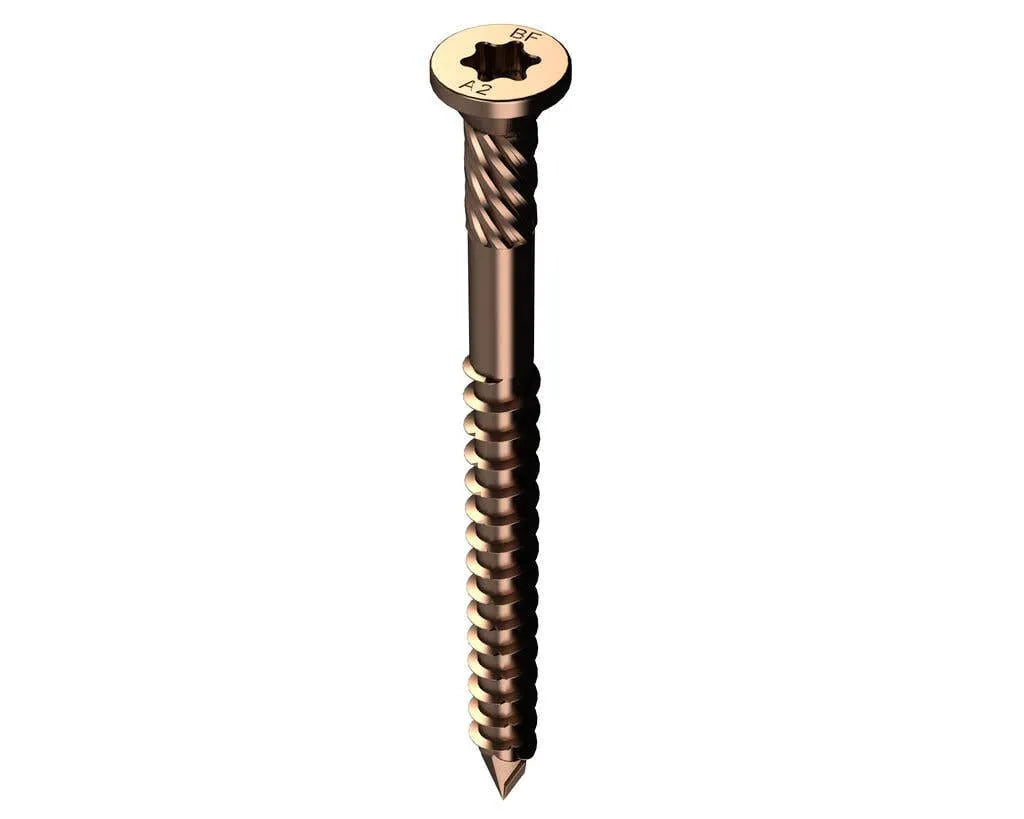 Bremick Decking Screw Truss Head Ultrafast Bronze 12g x 50mm - 500 Pack