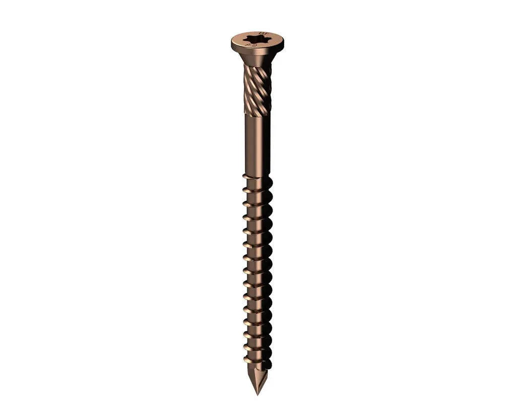 Bremick Decking Screw Truss Head Ultrafast Bronze 12g x 50mm - 500 Pack