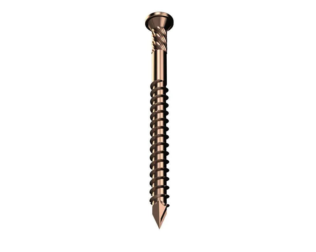 Bremick Decking Screw Truss Head Ultrafast Bronze 12g x 65mm - 500 Pack