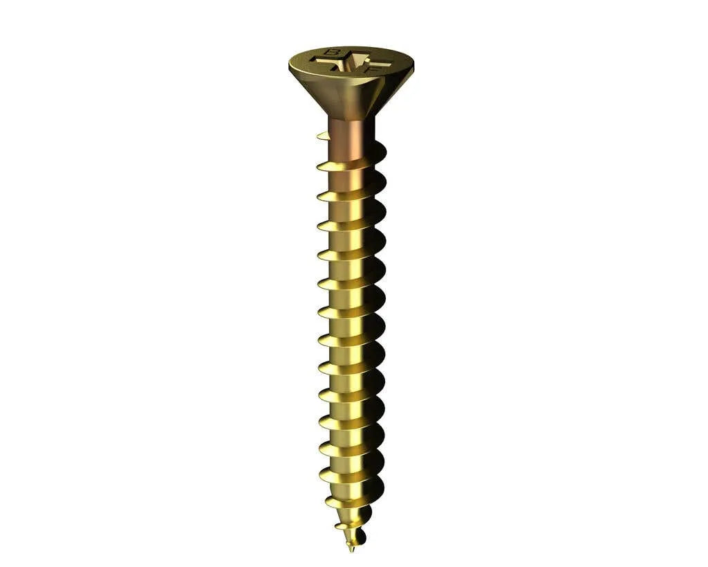 Bremick Screw Chip Board Zinc Plated 8G x 32mm - Box of 500