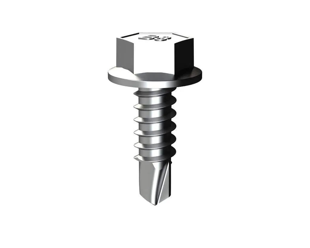 Bremick Screw Hex Head Metal B8 16mm - 100 Pack