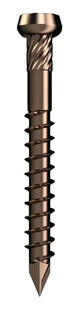 Bremick UltraFast Trim Head Decking Screw T20 SS304 Bronze 10g x 50mm - 500 Pack