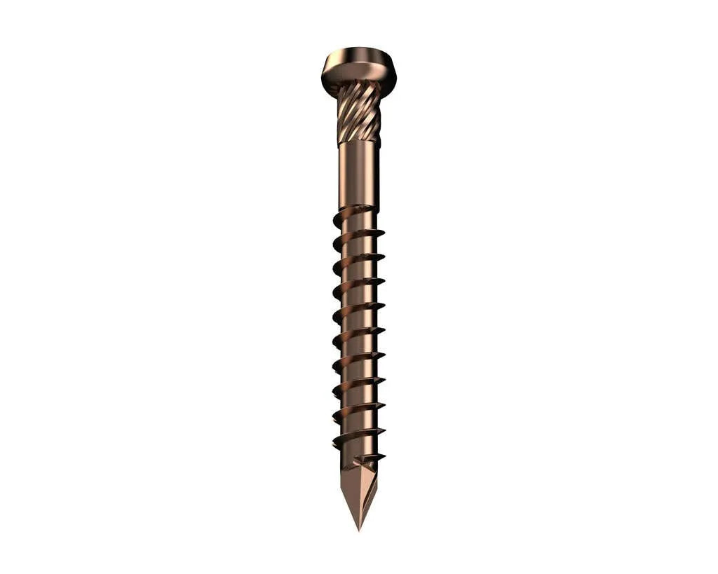 Bremick UltraFast Trim Head Decking Screw T20 SS304 Bronze 10g x 50mm - 500 Pack