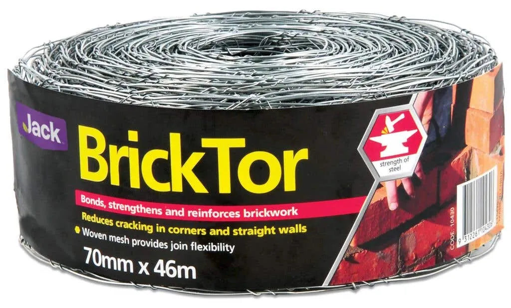 Bricktor Galv Woven Mesh 70mm x 46m