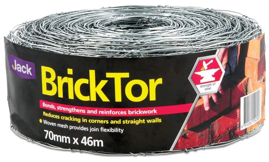 Bricktor Galv Woven Mesh 70mm x 46m