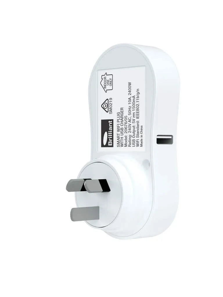 BrilliantSmart Wi-Fi Adaptor Plug with USB Charger Ireland