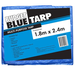 Budget Blue Tarp 1.8 x 2.4m