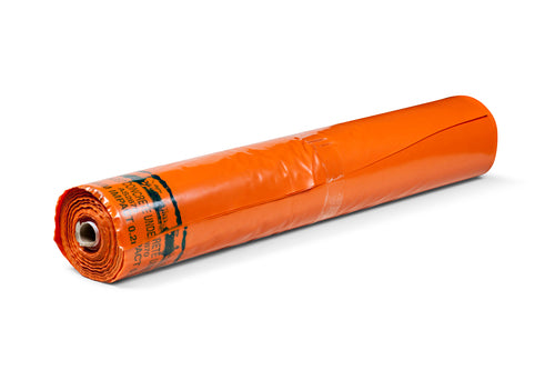 Orange High Impact Builders Film 200um IR3 6m x 33m