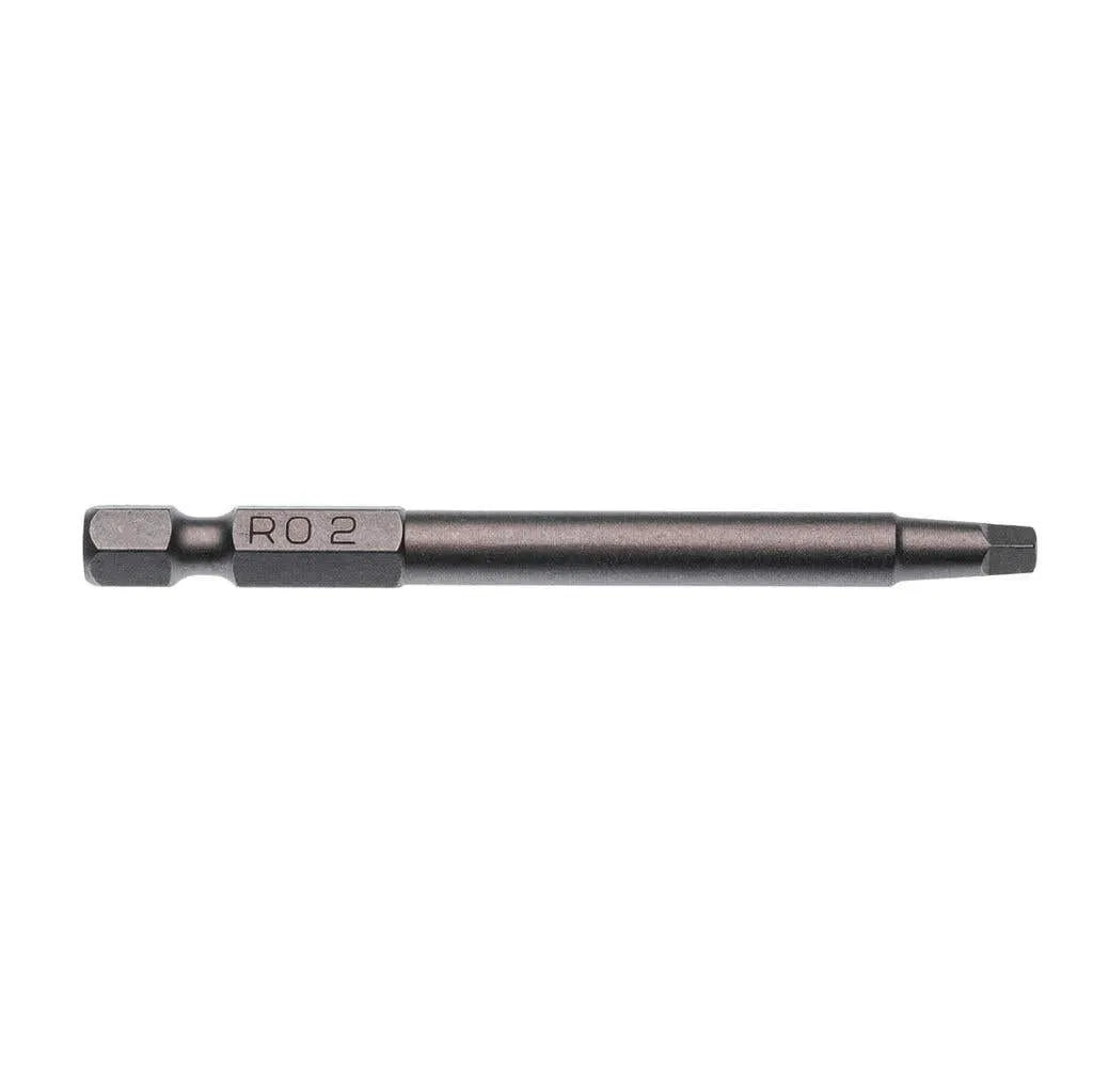 Buildex Bit Screwdriver Square No.2 x 75mm - 2 Pack