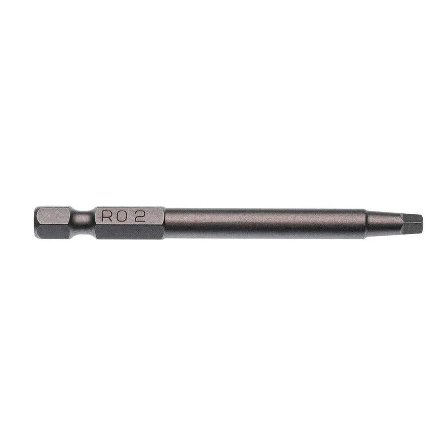 Buildex Bit Screwdriver Square No.2 x 75mm - 2 Pack