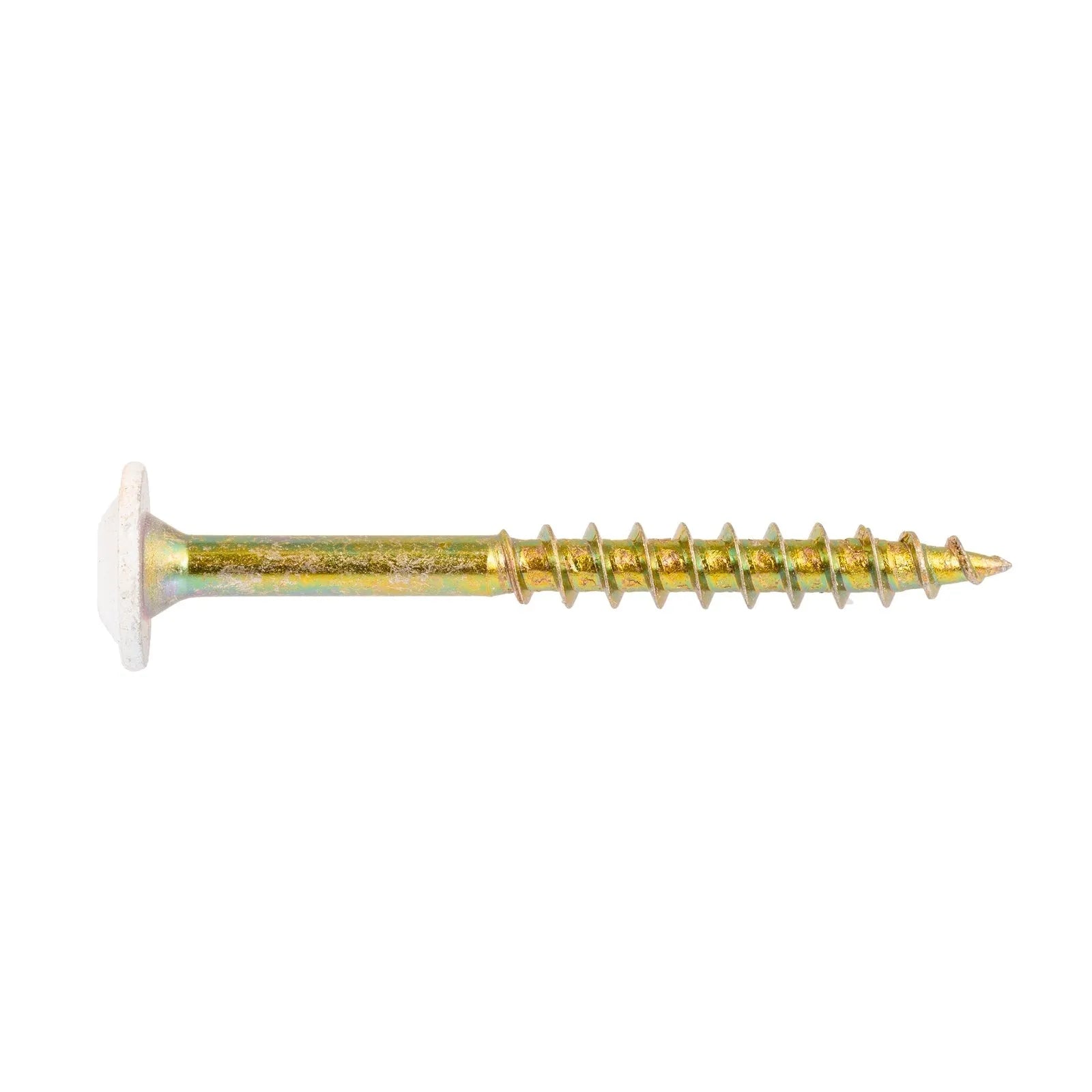 Buildex Cabinet Screw White ZP 10 - 10 x 50mm - 50 Pack