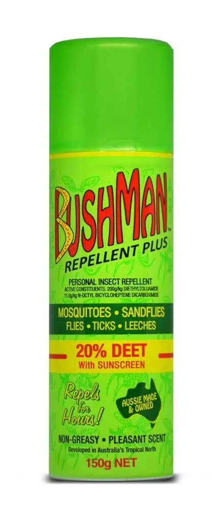Bushman Repellent Plus Insect Aerosol 20% Deet 150g