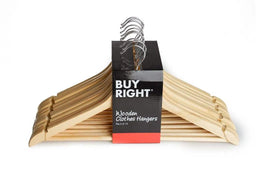 Buy Right Hanger Clothes Wooden - 10 Pack