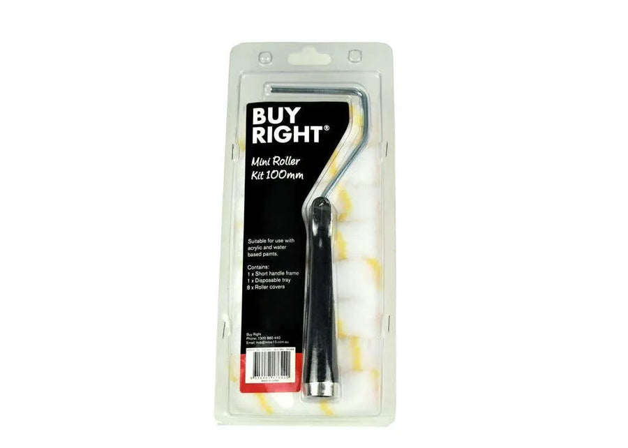 Buy Right Mini Roller Kit 100mm - 8 Pack