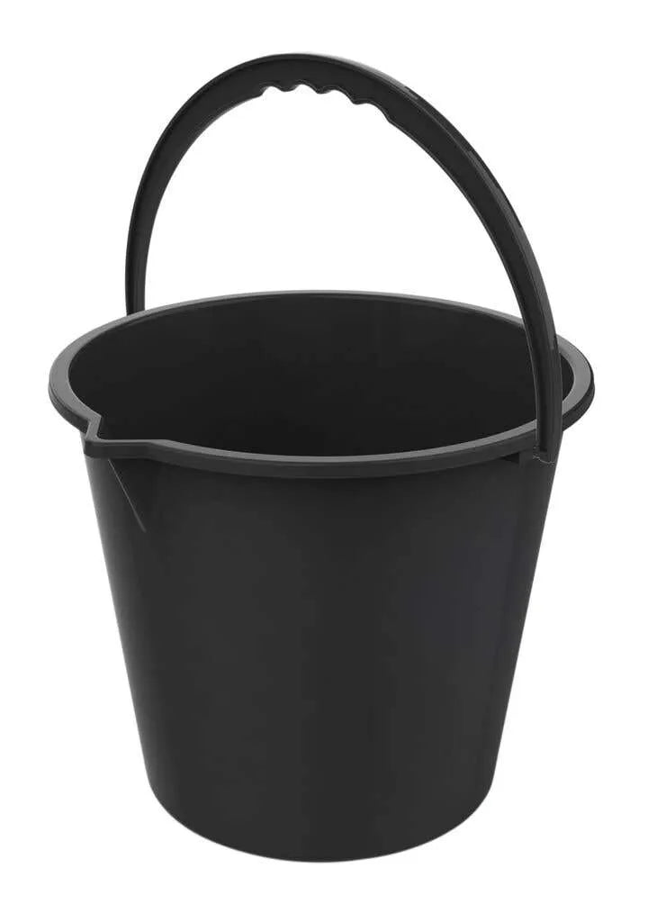 Buy Right Plastic Bucket with Spout Black 10L
