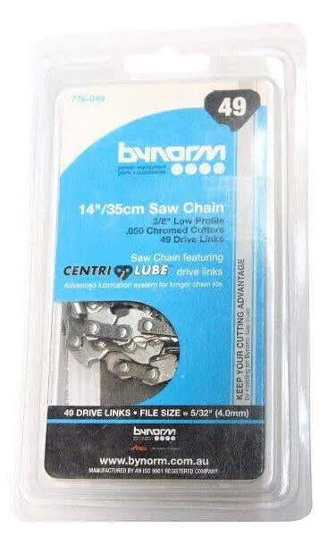Bynorm Chainsaw Chain 3/8" Low Profile .050" 49 Drive Links