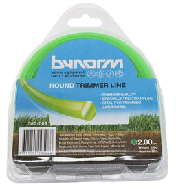 Bynorm Round Whipper Snipper Cord Green 2.00mm 250g