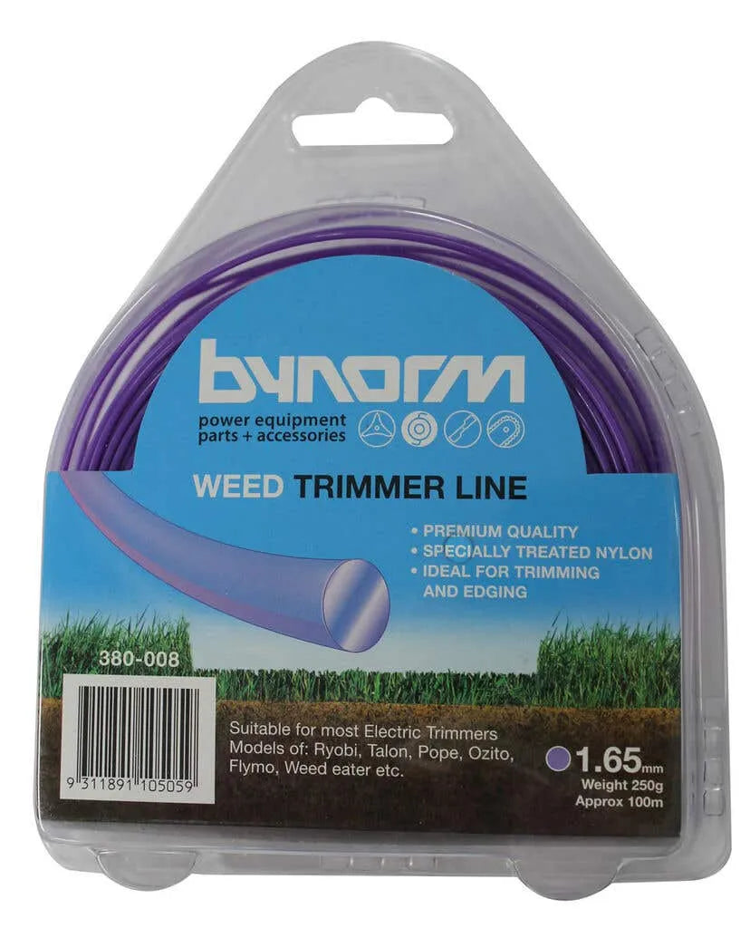 Bynorm Round Whipper Snipper Cord Purple 1.65mm 250g