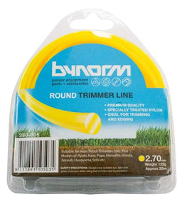 Bynorm Round Whipper Snipper Cord Yellow 2.7mm 125g
