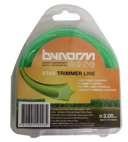 Bynorm Star Whipper Snipper Cord Green 2.0mm 250g