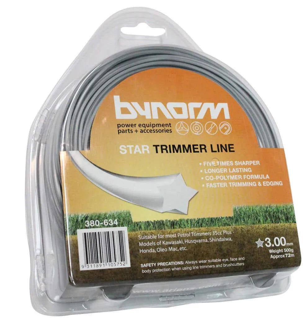 Bynorm Star Whipper Snipper Cord Grey 3.0mm 500g
