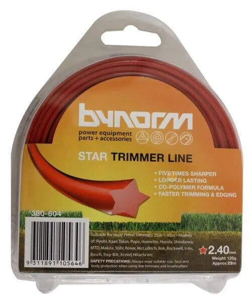 Bynorm Star Whipper Snipper Cord Red 2.4mm 125g