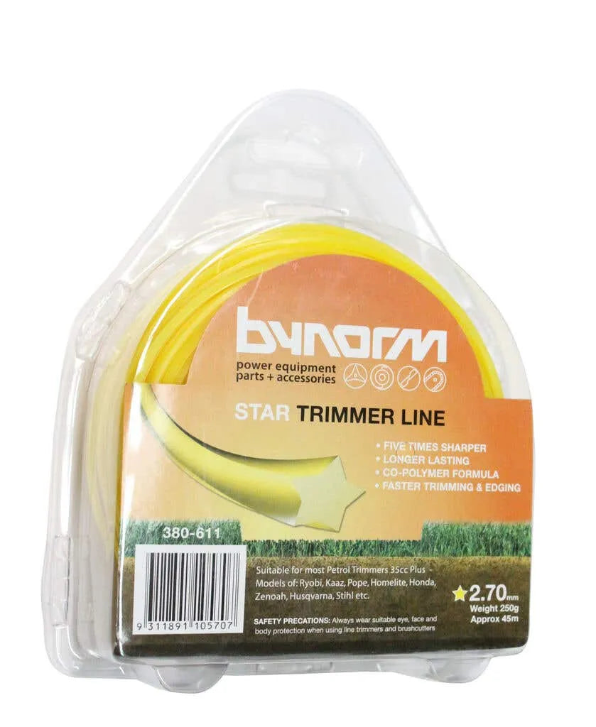 Bynorm Star Whipper Snipper Cord Yellow 2.7mm 250g