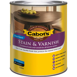 Cabot's 1L Water Based Stain & Varnish