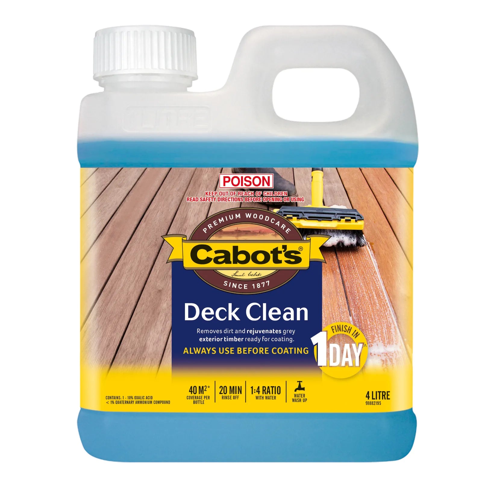 Cabot's 4L Deck Clean