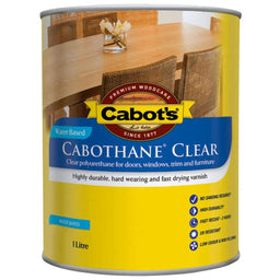 Cabot's Cabothane Clear Water Based Satin 1L