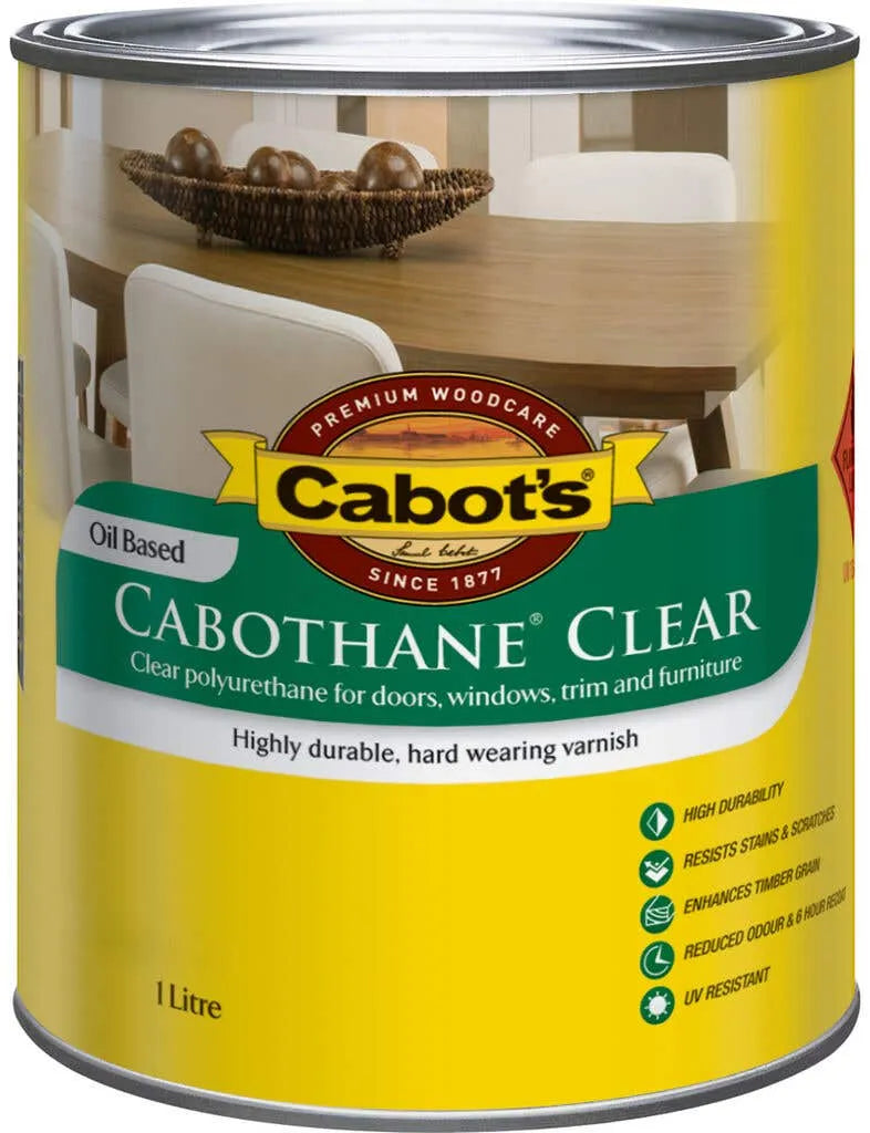 Cabot's Cabothane Oil Based Matt Clear 1L